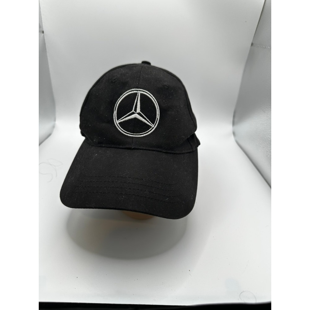 Mercedes-Benz of Pompano Black Baseball Cap Hat Logo Cap America Adjustable
